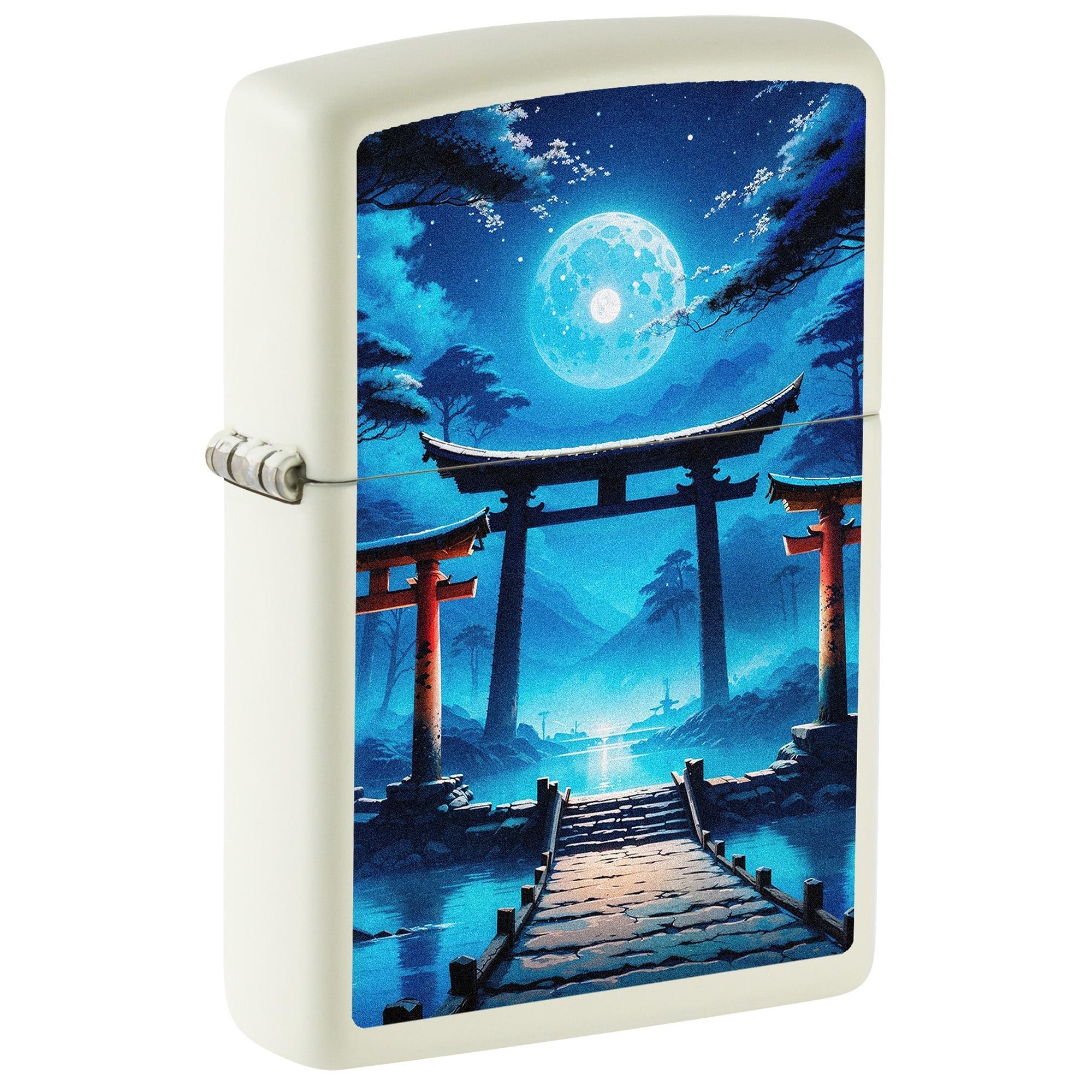 Zippo Lighter: Japanese Temple - Glow-in-the-Dark 81670