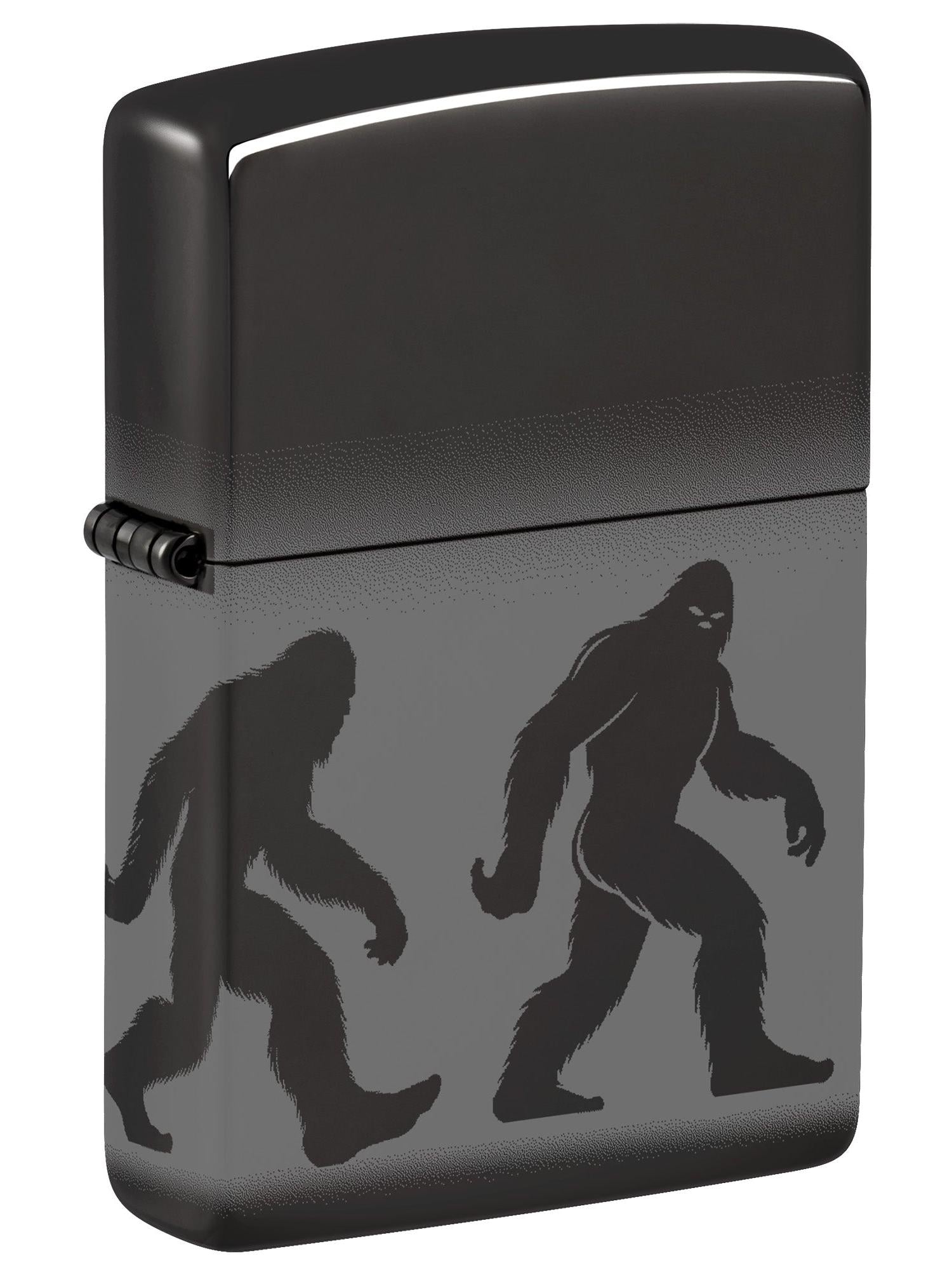 Zippo Lighter: Bigfoot, Photo 360 - High Polish Black 81679