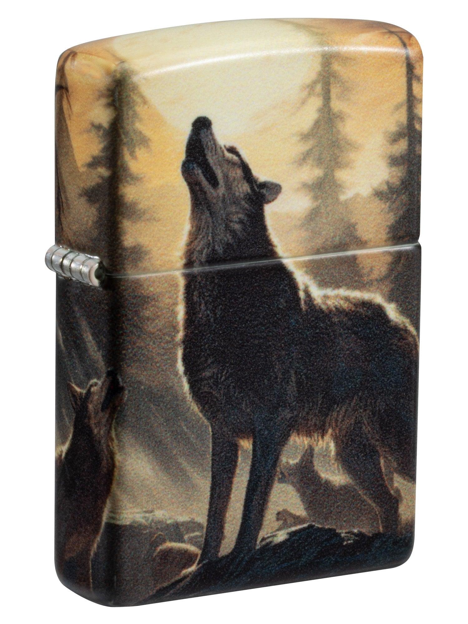 Zippo Lighter: Howling Wolves - 540 Color 81694