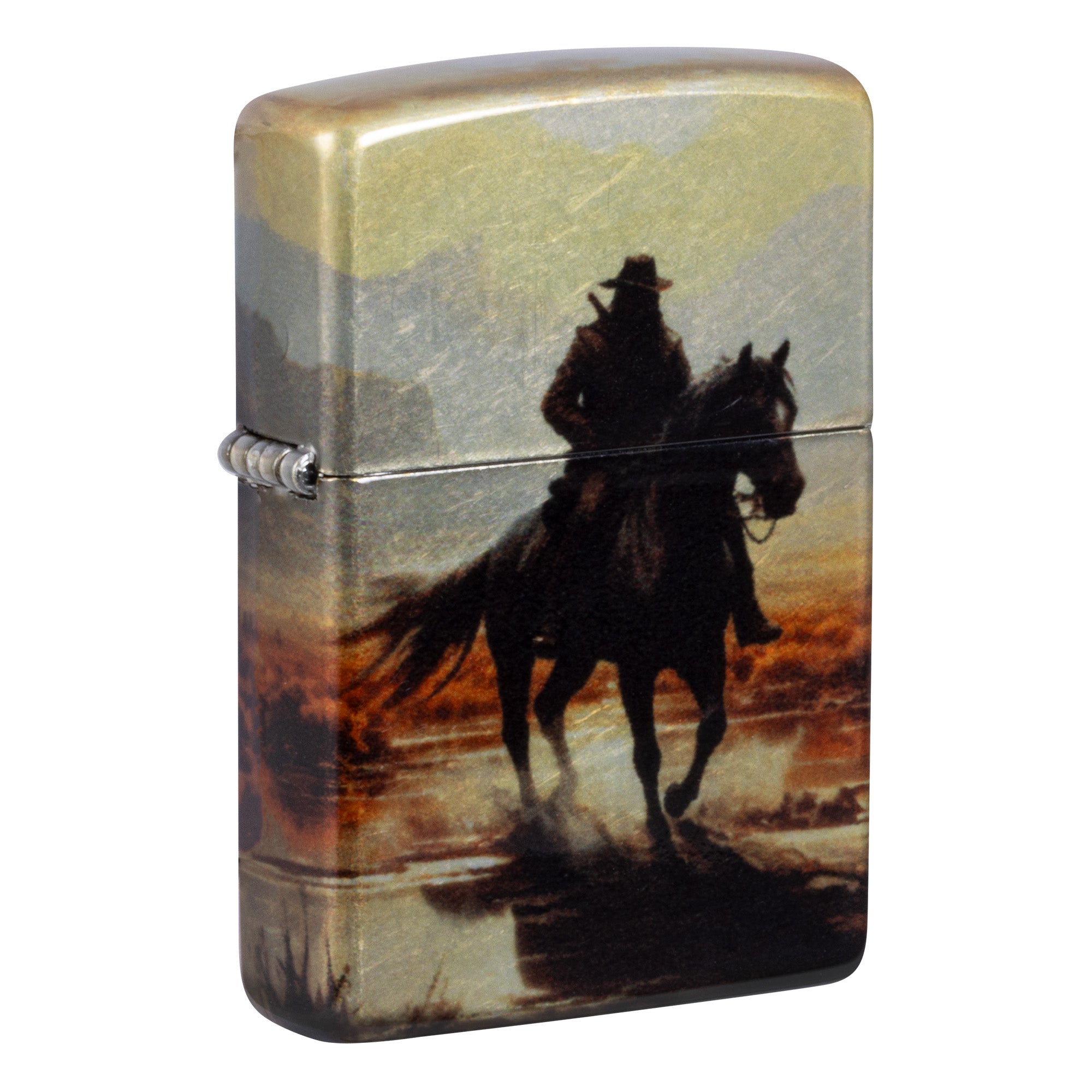 Zippo Lighter: Cowboy on Horseback - 540 Fusion 81768