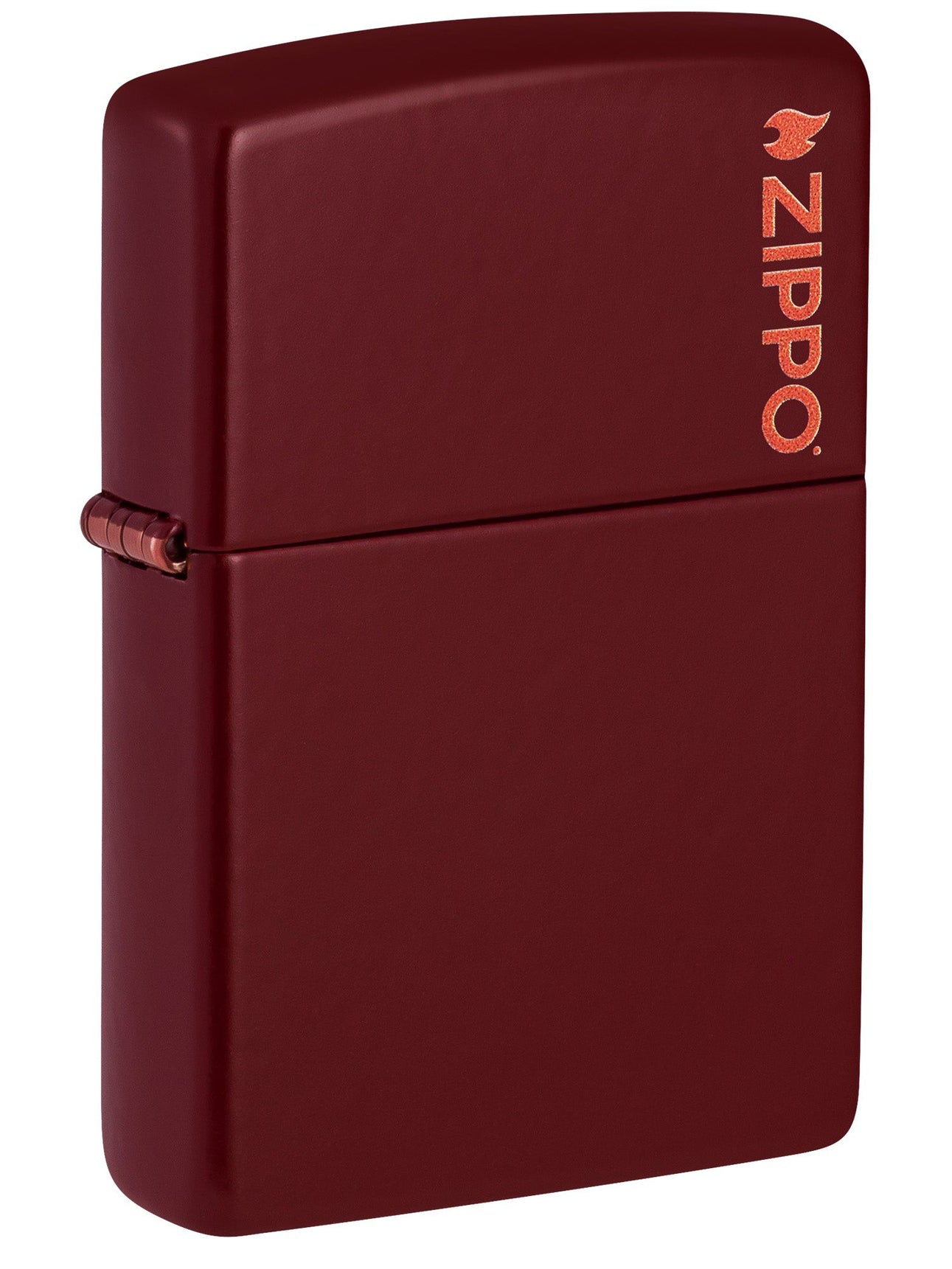 Zippo Lighter: Merlot with Zippo Logo - 46021ZL