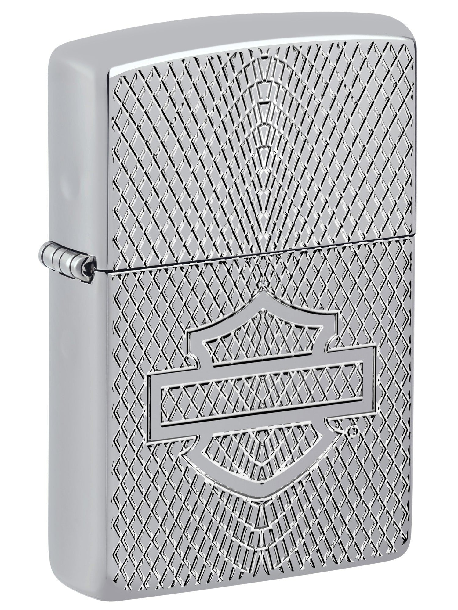 Zippo Lighter: 2024 Harley-Davidson Collectible of the Year - High Polish Chrome 46022