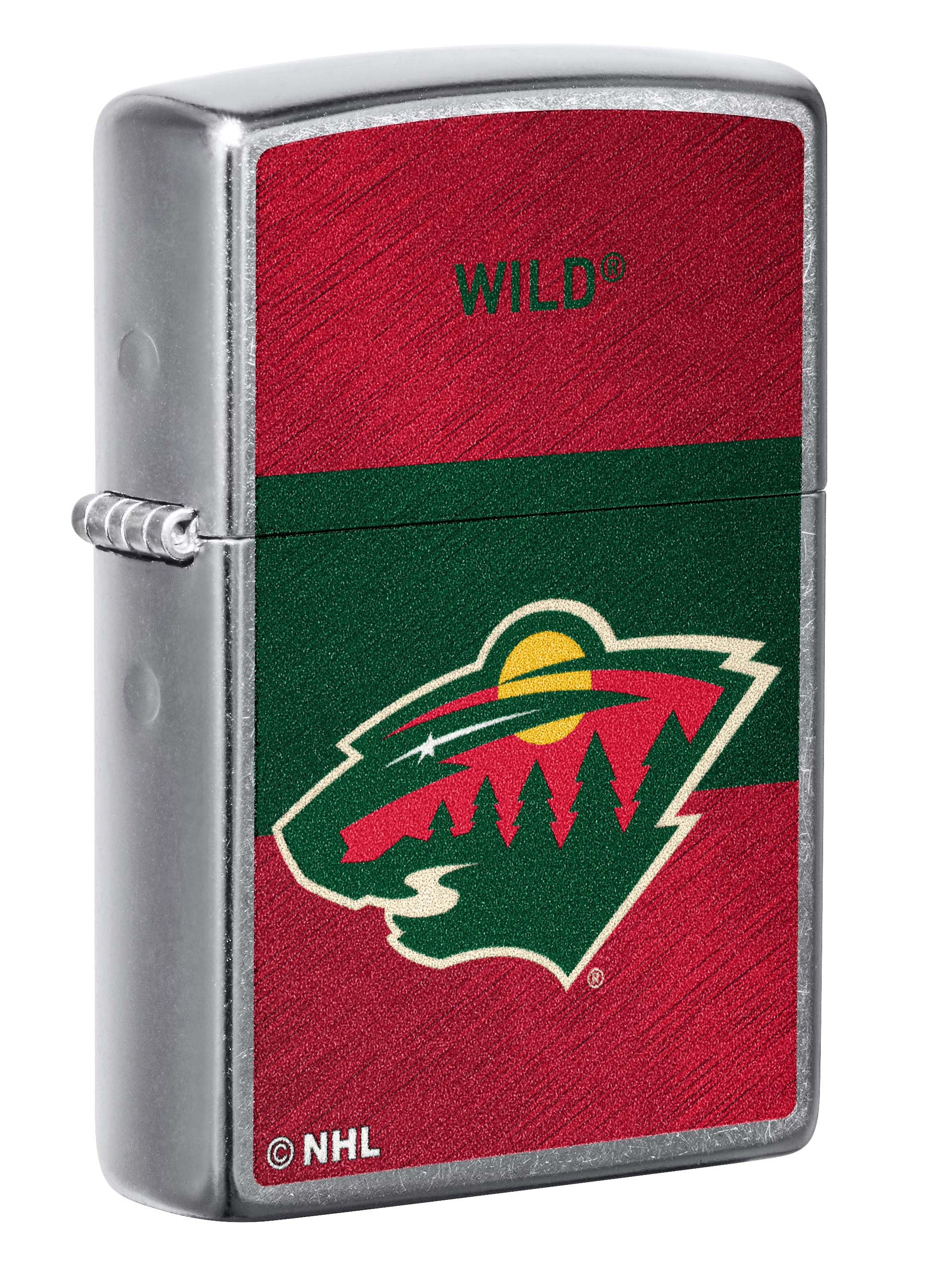 Zippo Lighter: NHL Hockey Minnesota Wild - Street Chrome 48042