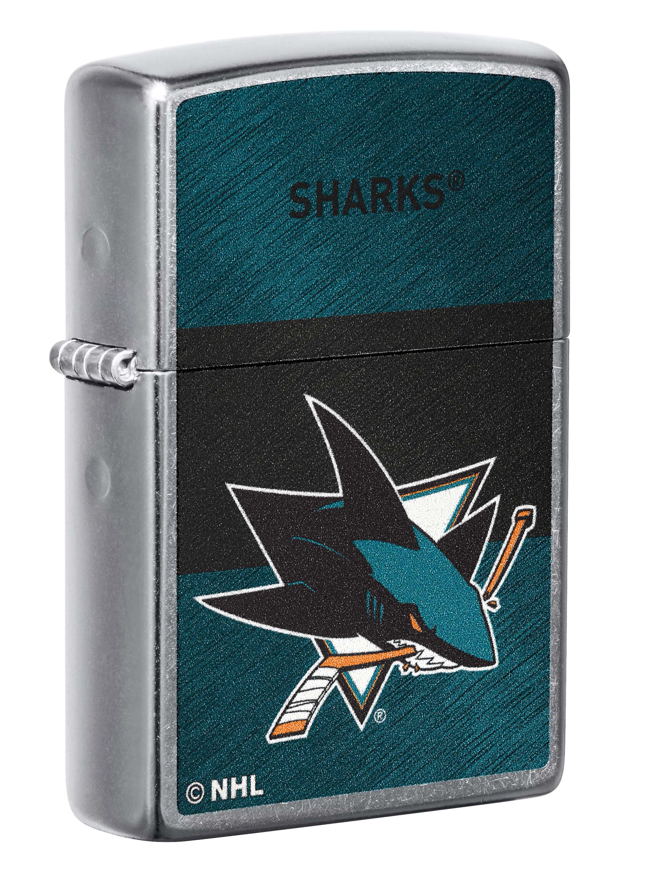 Zippo Lighter: NHL Hockey San Jose Sharks - Street Chrome 48051