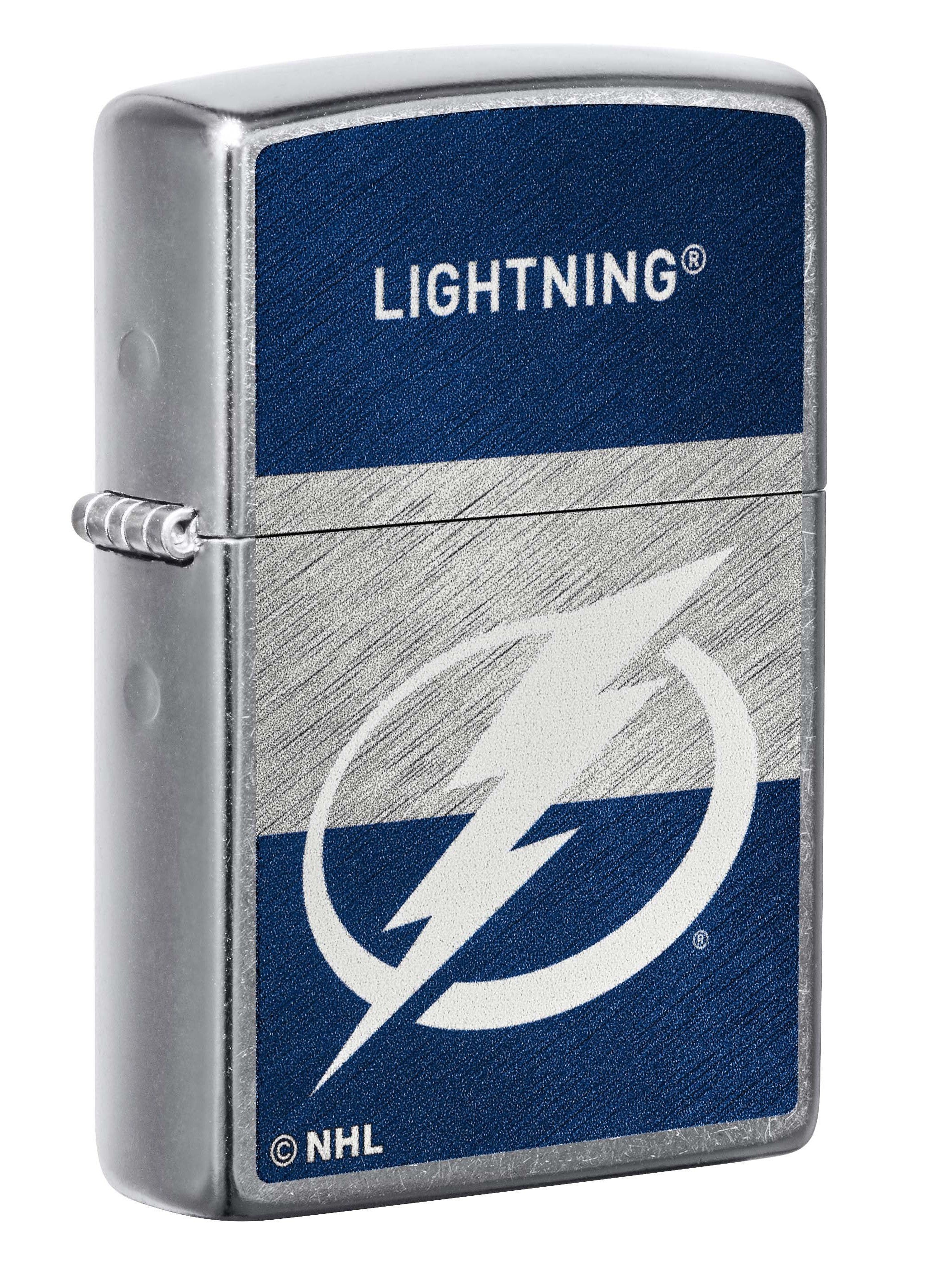 Zippo Lighter: NHL Hockey Tampa Bay Lightening - Street Chrome 48054