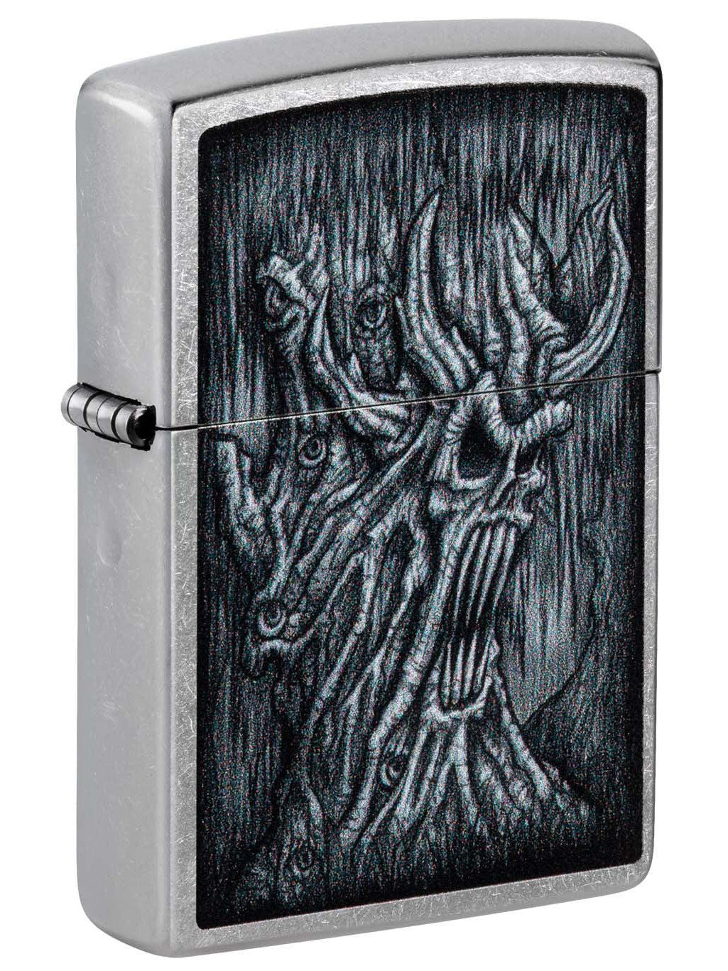 Zippo Lighter: Evil Tree - Street Chrome 48681