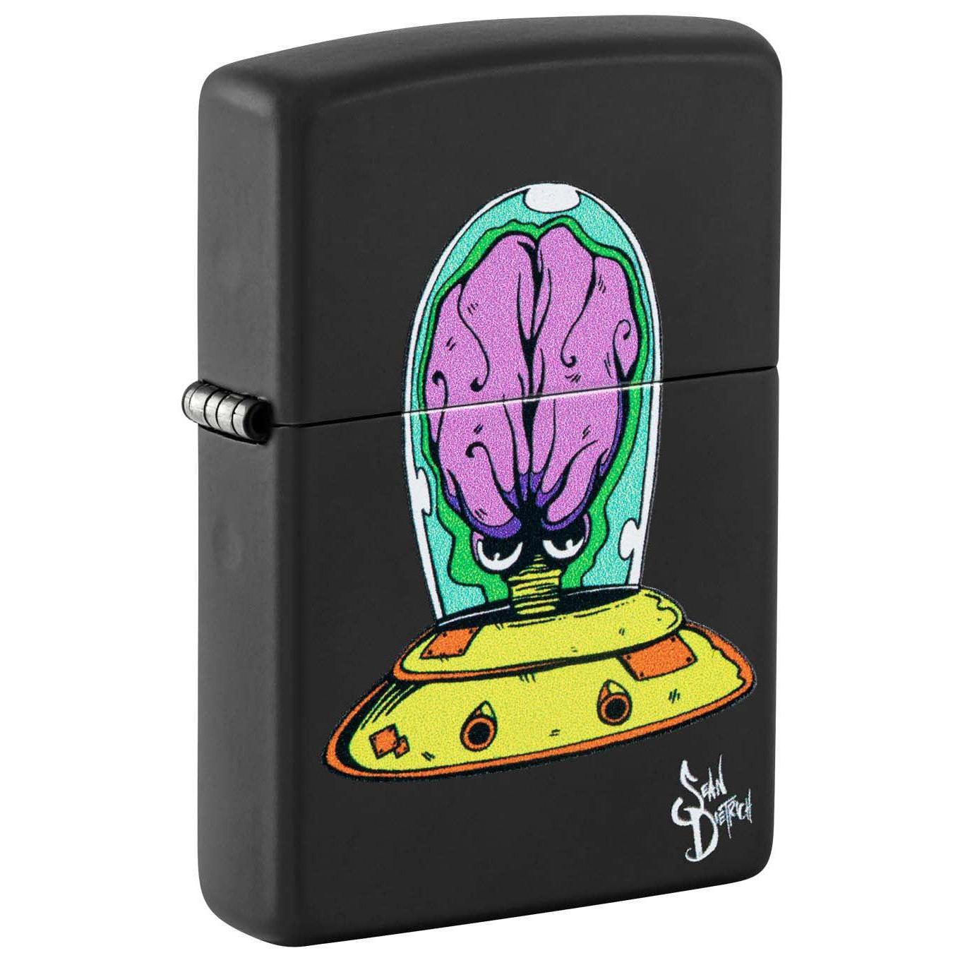 Zippo Lighter: Sean Dietrich Design - Black Matte 48683