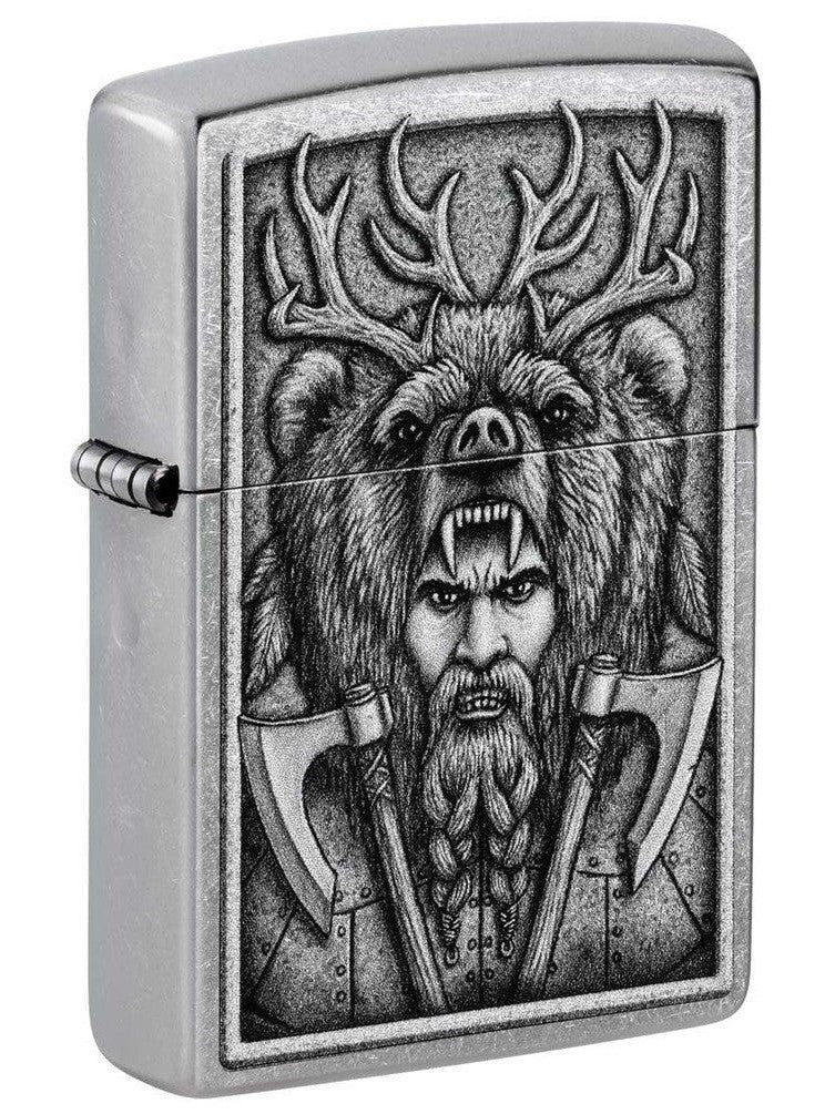 Zippo Lighter: Barbarian Warrior - Street Chrome 48731