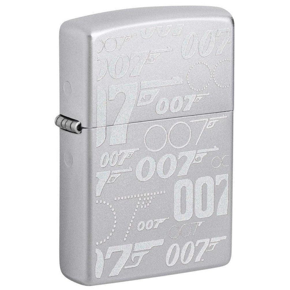 Zippo Lighter: James Bond 007 Guns - Satin Chrome 48735