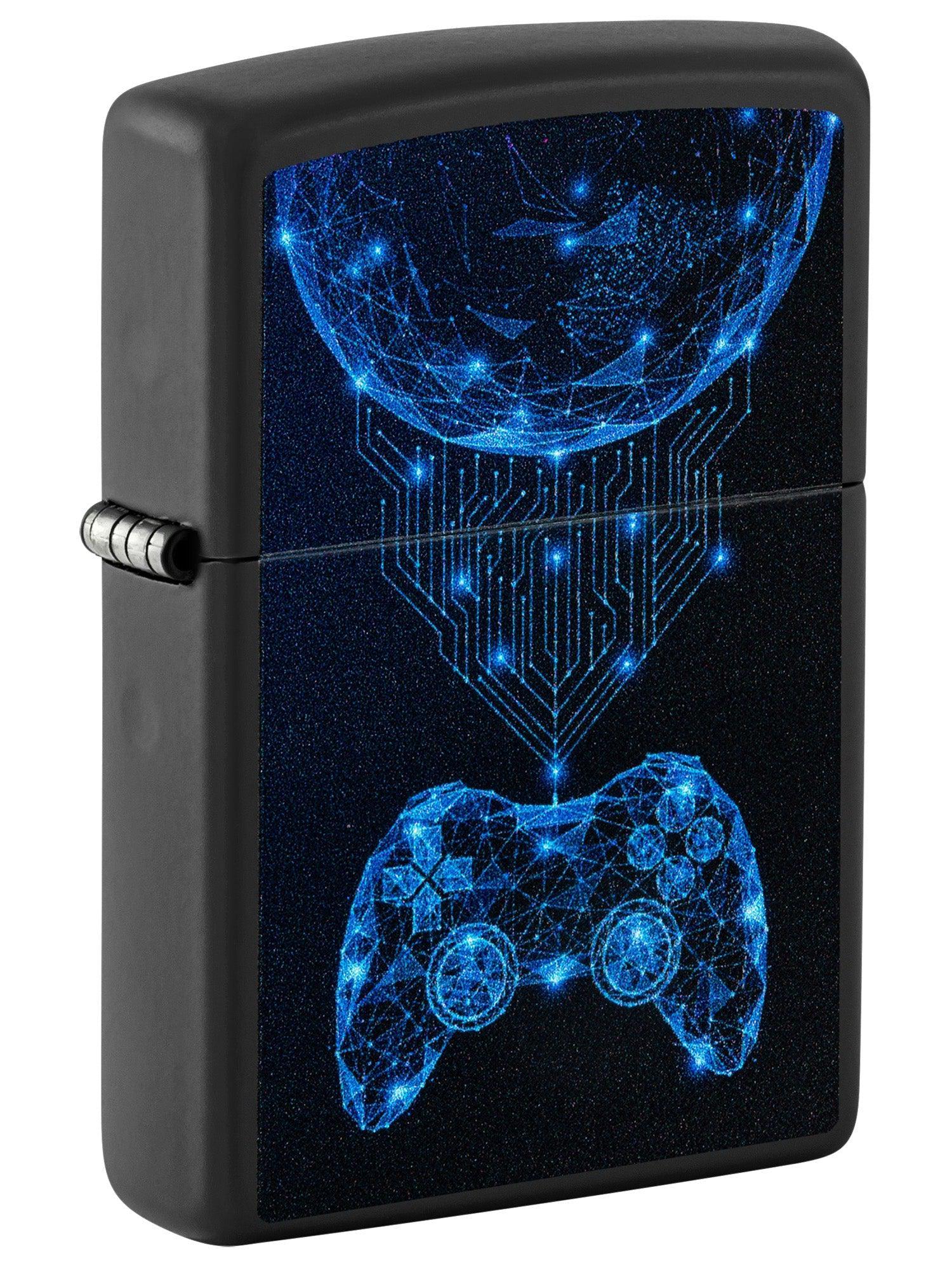 Zippo Lighter: Gaming Design - Black Matte 48912