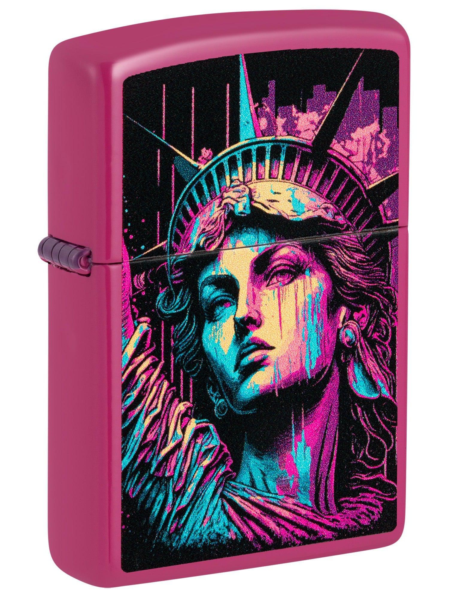 Zippo Lighter: Retro Statue of Liberty - Frequency 48916