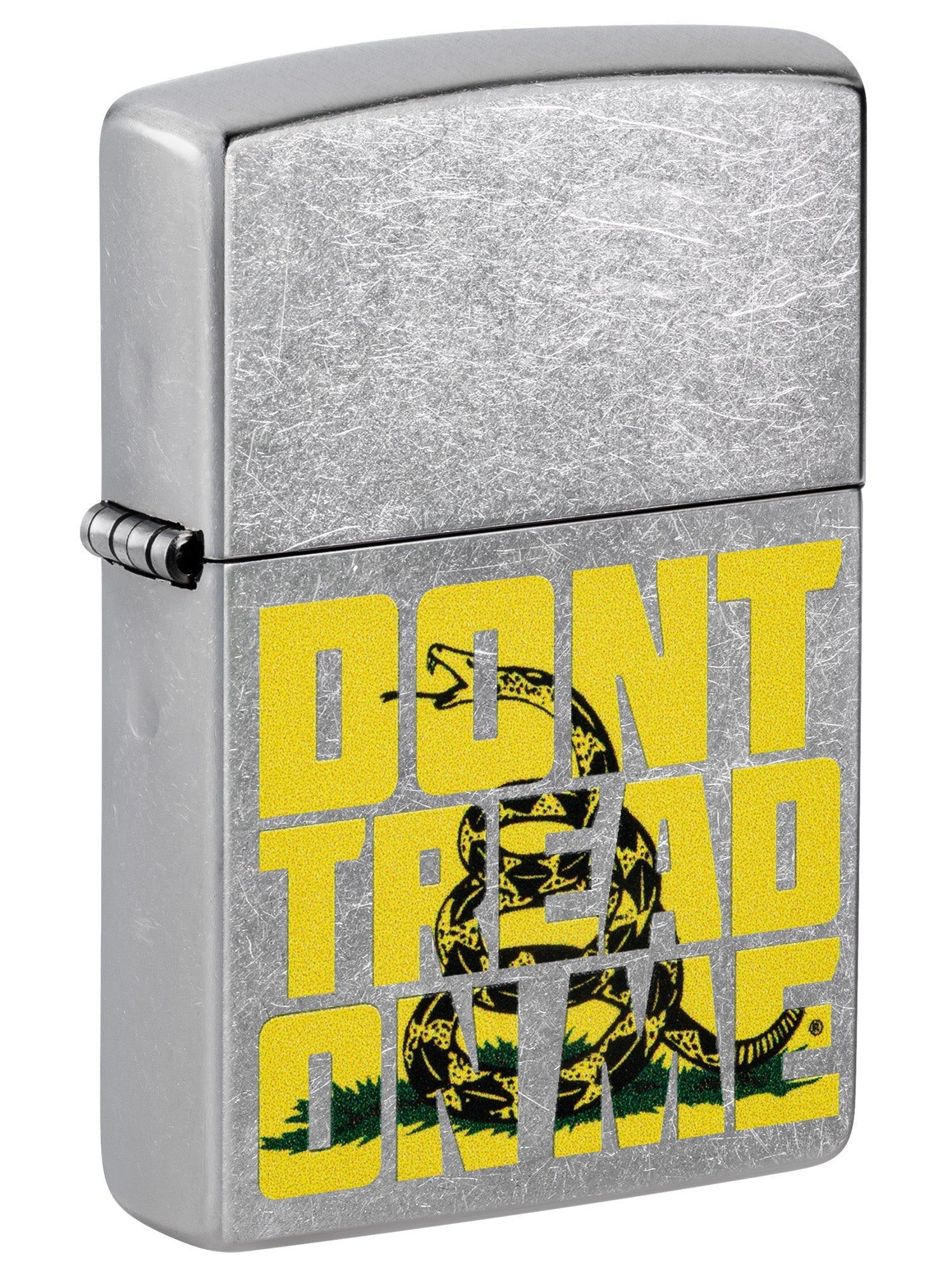 Zippo Lighter: Don't Tread on Me - Street Chrome 48952