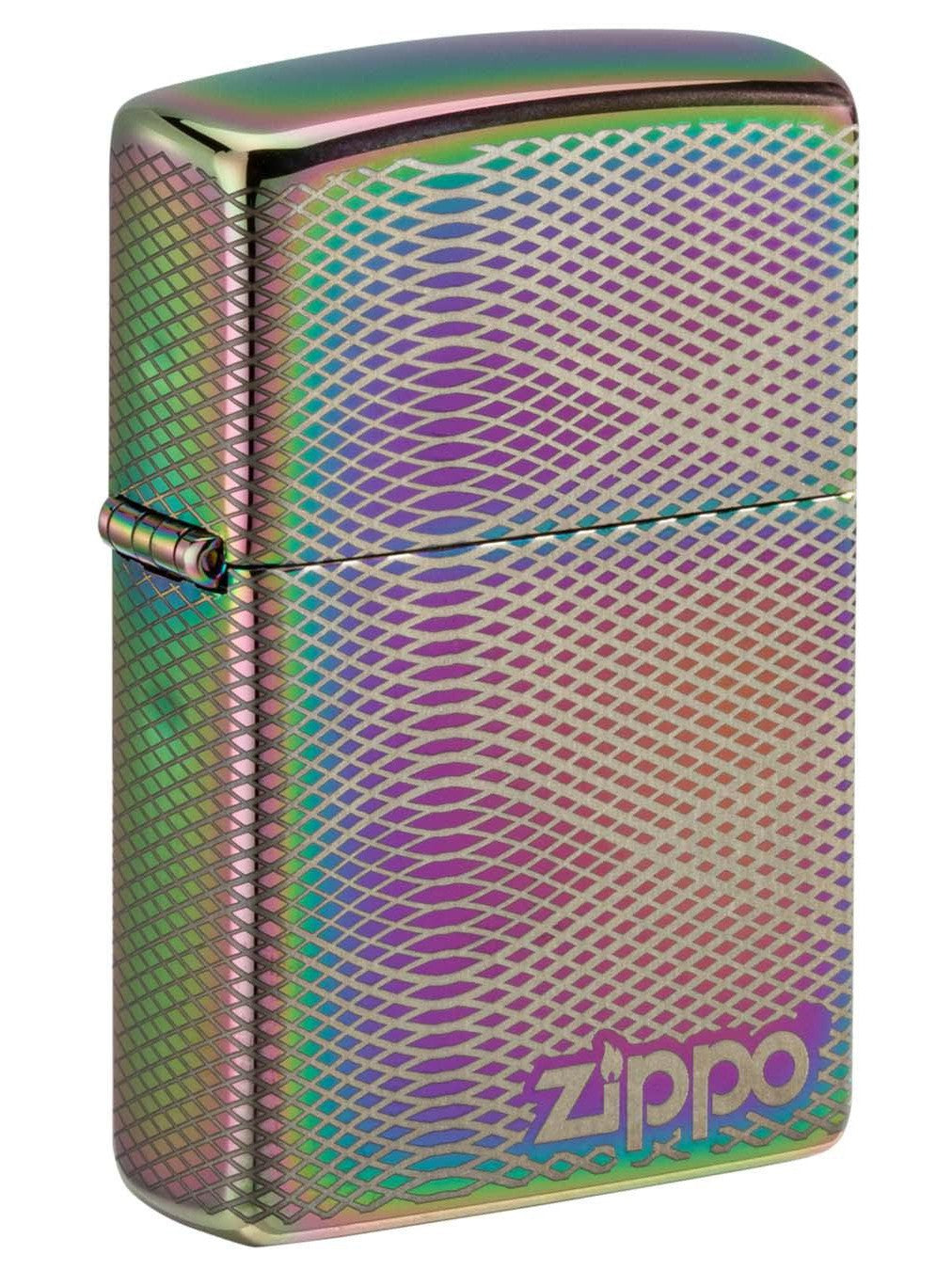 Zippo Lighter: Wave Design, 360 Laser Engraved - Multi-Color 49941