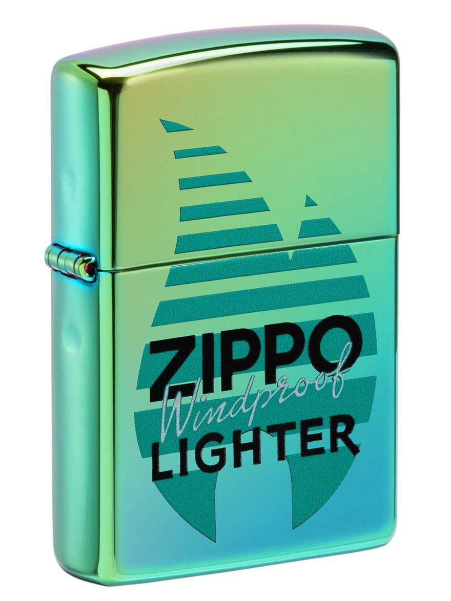 Zippo Lighter: Zippo Lighter Design - High Polish Teal 61008