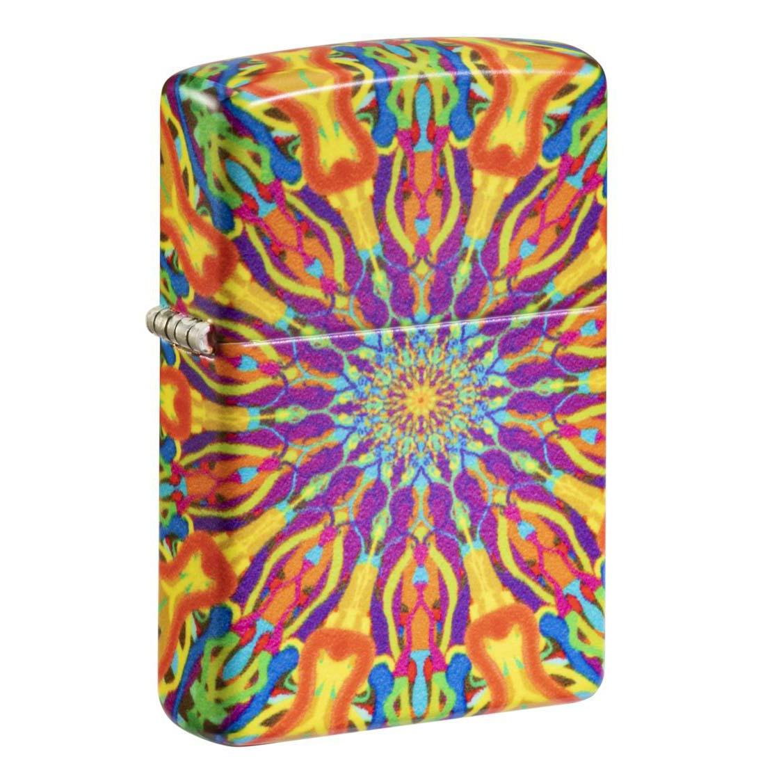 Zippo Lighter: Psychedelic Design, 540 Color - Glow In The Dark 81291