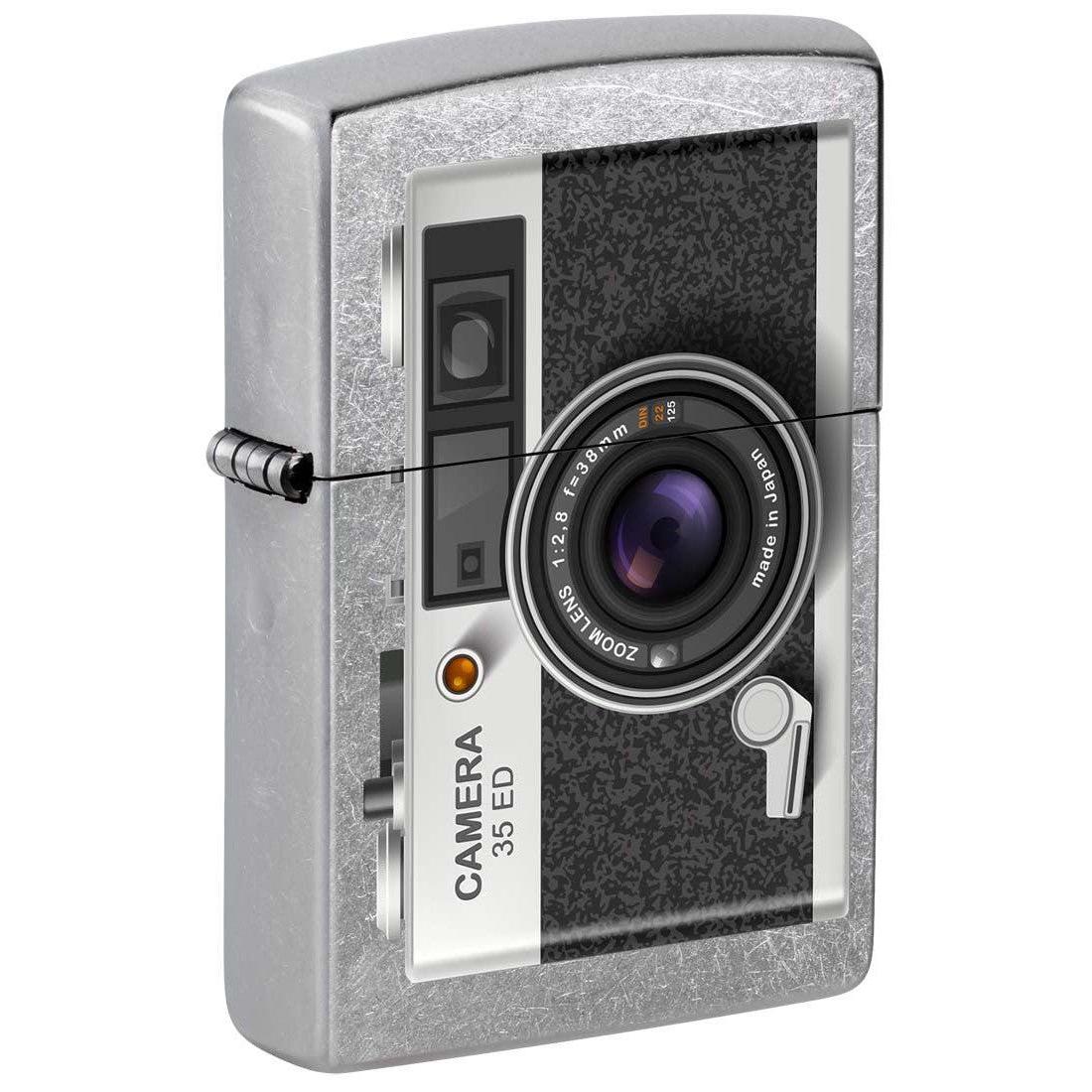 Zippo Lighter: 35mm Camera - Street Chrome 81318