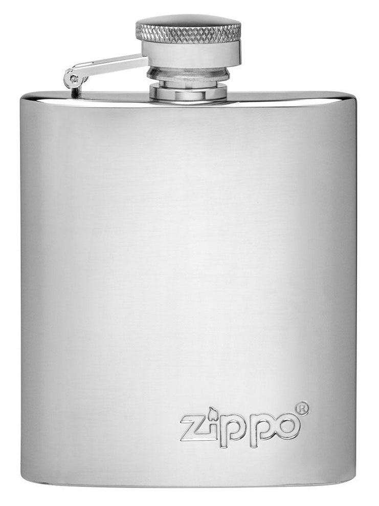 Zippo Embossed Flask - Stainless Steel 122228