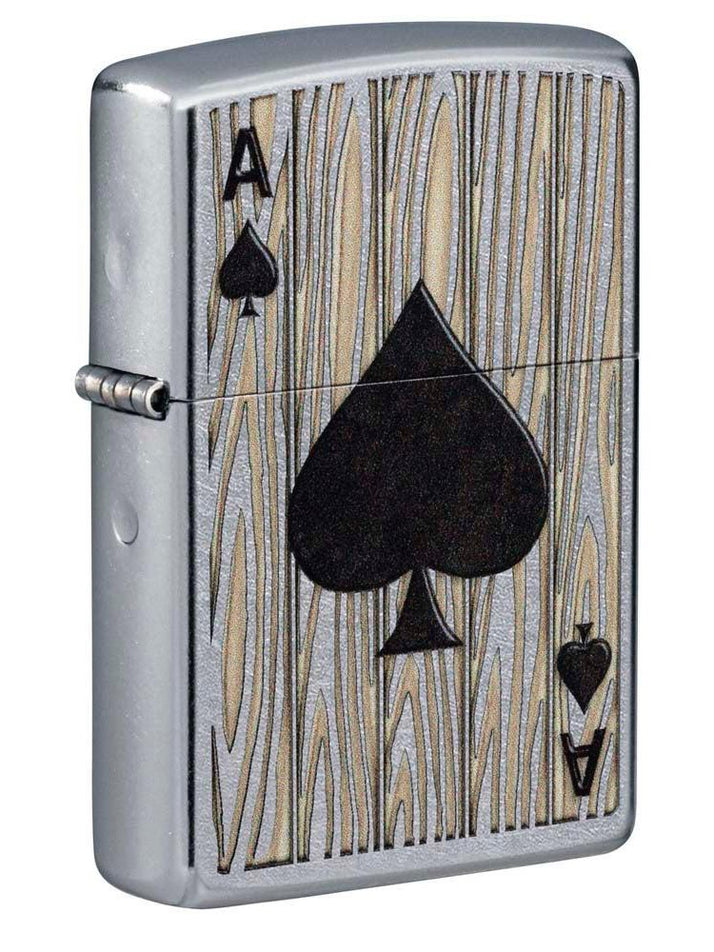 Zippo Lighter: Ace of Spades - Street Chrome 81191