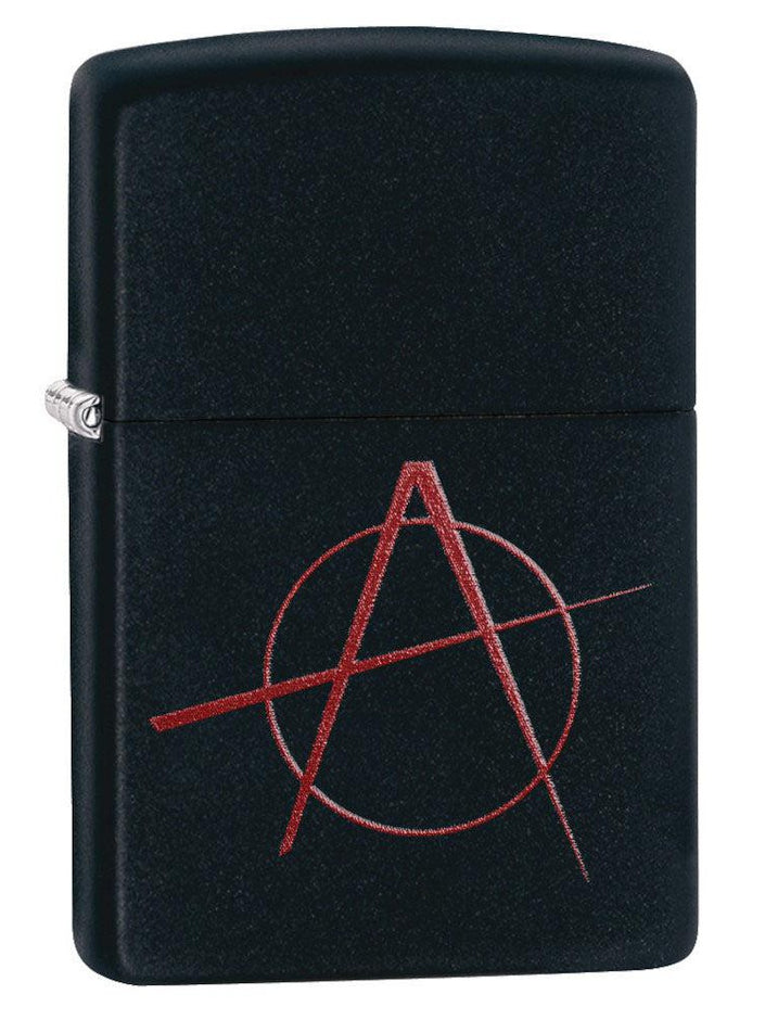 Zippo Lighter: Anarchy - Black Matte 20842