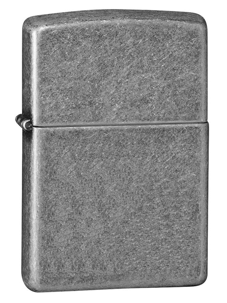 Zippo Lighter: Antique Silver Plate - Antique Silver Plate 121FB