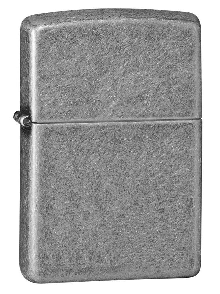 Zippo Lighter: Armor - Antique Silver Plate 28973