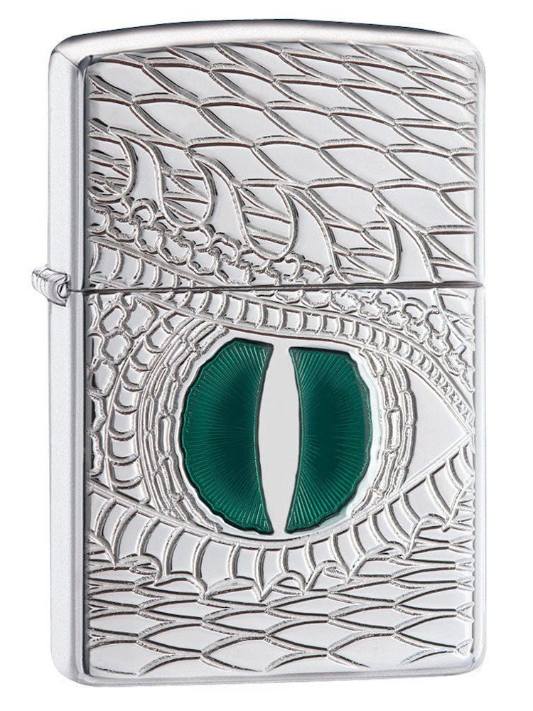 Zippo Lighter: Armor Dragon Eye - HP Chrome 28807