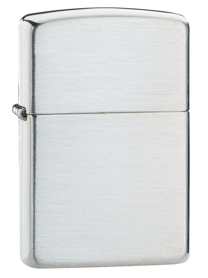 Zippo Lighter: Armor, Solid Sterling Silver - Brushed 27