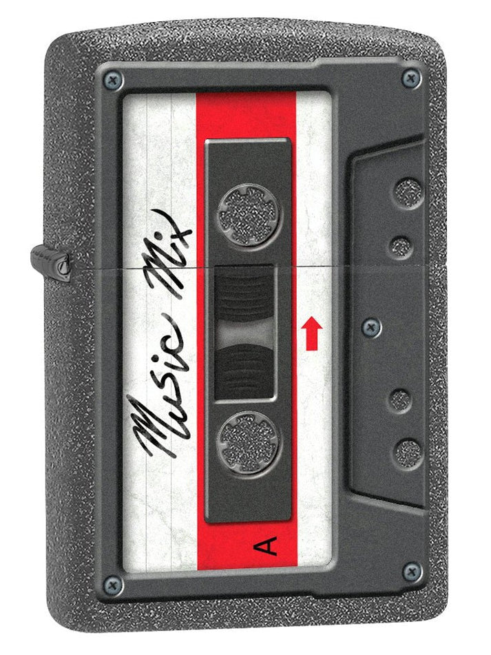 Zippo Lighter: Cassette Tape - Iron Stone 78252