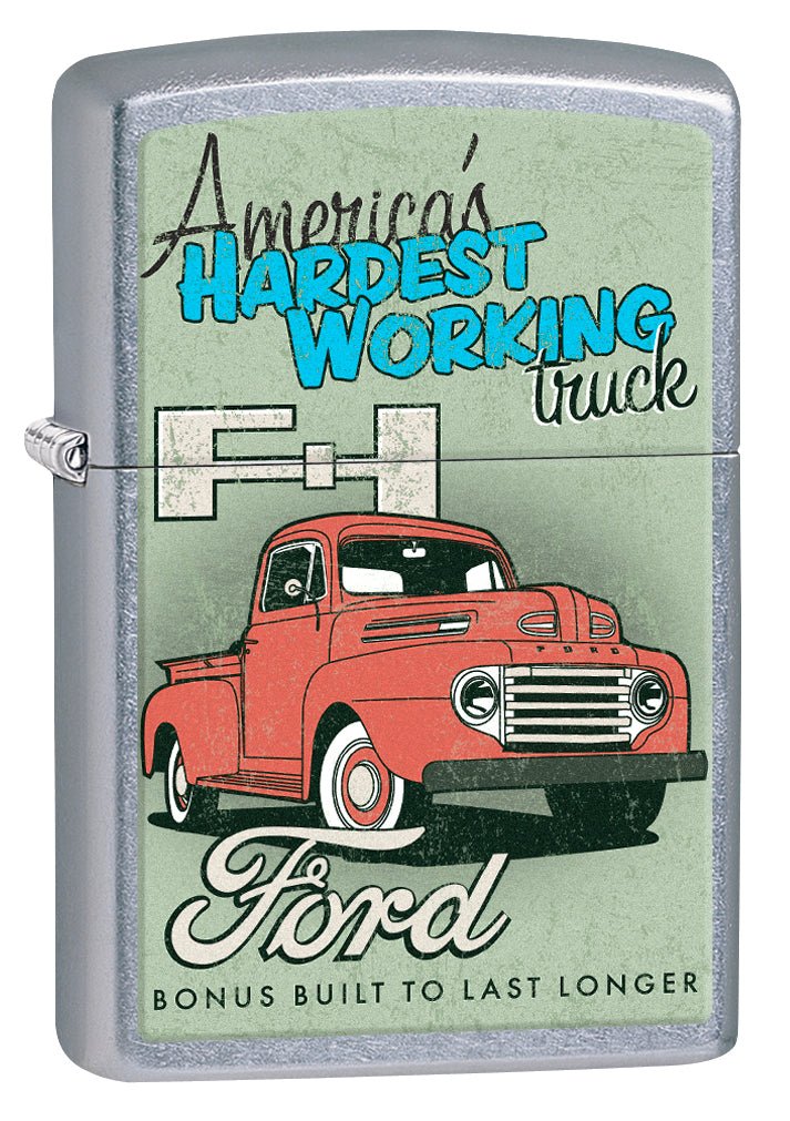 Zippo Lighter: Ford, America's Hardest Working Truck - Street Chrome 77163