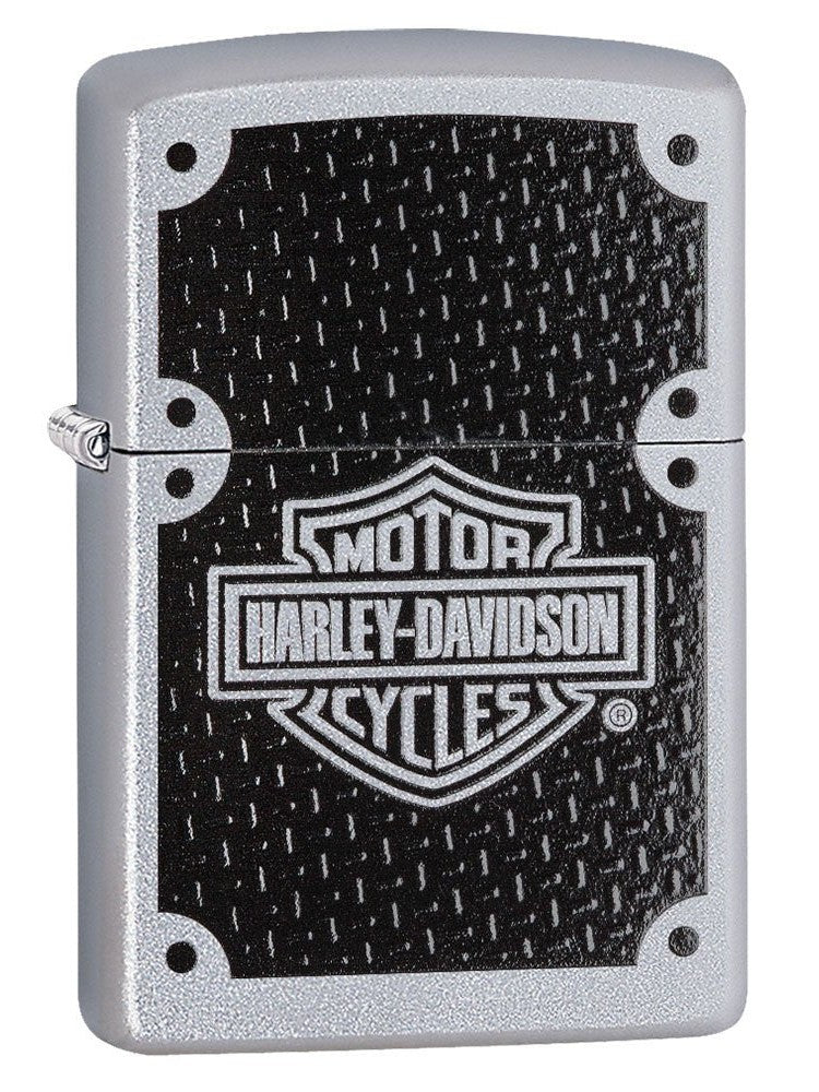 Zippo Lighter: Harley-Davidson Carbon Fiber - Street Chrome 24025