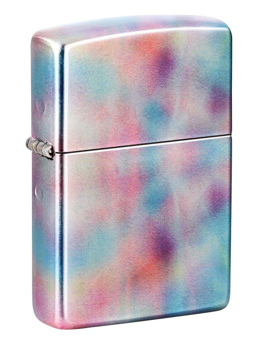 Zippo Lighter: Holographic Design, 540 Fusion - Tumbled Chrome 48511