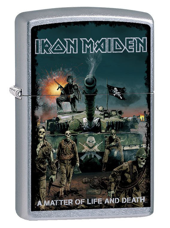 Zippo Lighter: Iron Maiden, A Matter of Life and Death - Street Chrome 80911