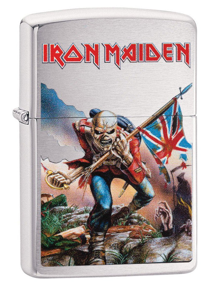 Zippo Lighter: Iron Maiden Album Cover - Brushed Chrome 29432