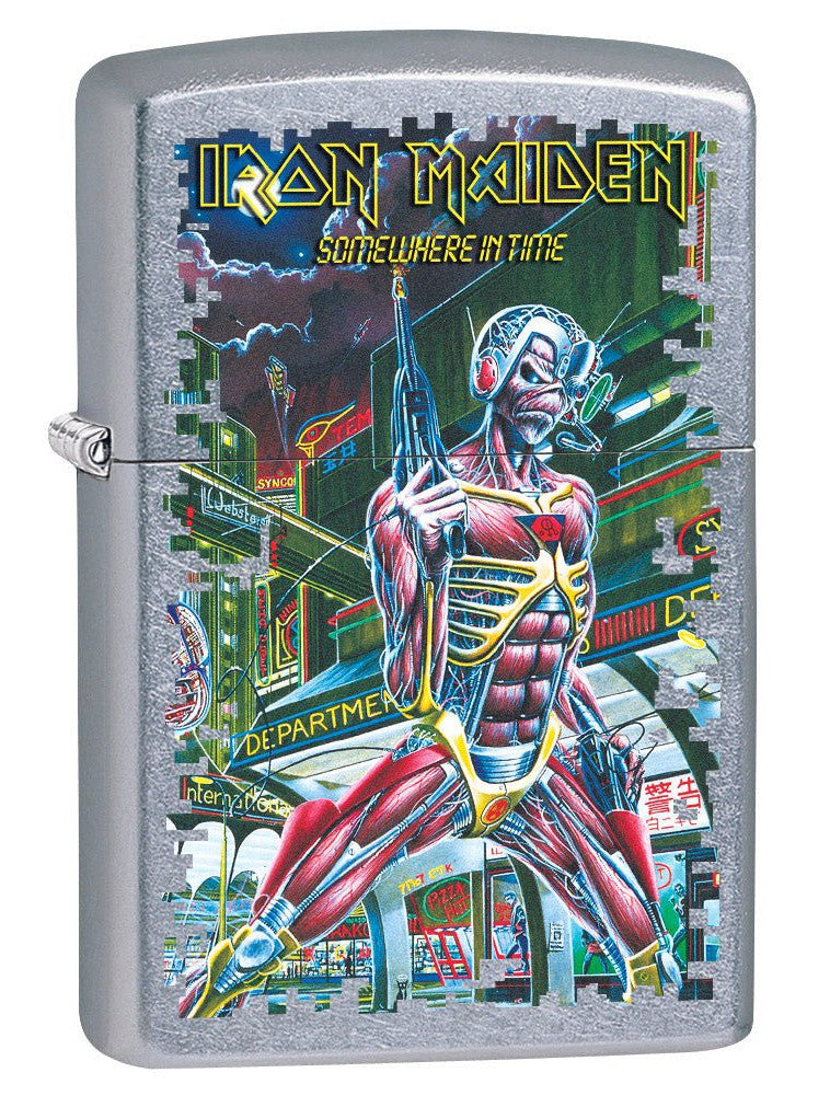 Zippo Lighter: Iron Maiden, Somewhere in Time - Street Chrome 79332