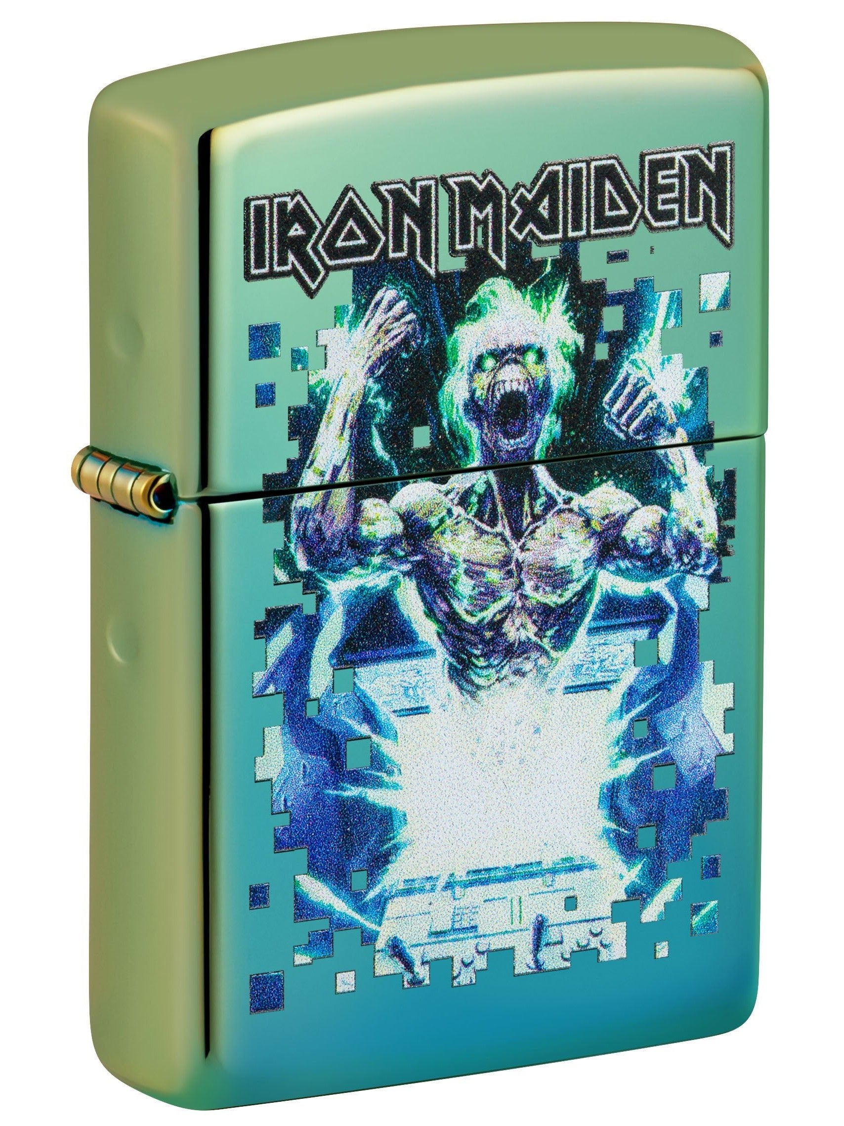 Zippo Lighter: Iron Maiden, Speed of Light - High Polish Teal 49816