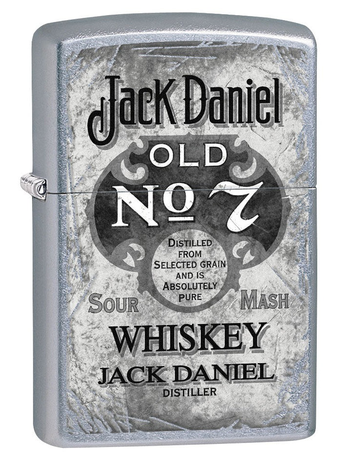 Zippo Lighter: Jack Daniels Vintage Label - Street Chrome 80322