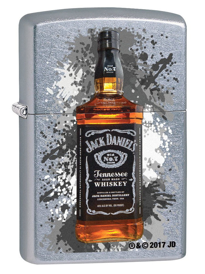 Zippo Lighter: Jack Daniel's Whiskey Bottle - Street Chrome 78870