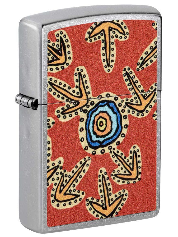 Zippo Lighter: John Smith Gumbula Design - Street Chrome 81232