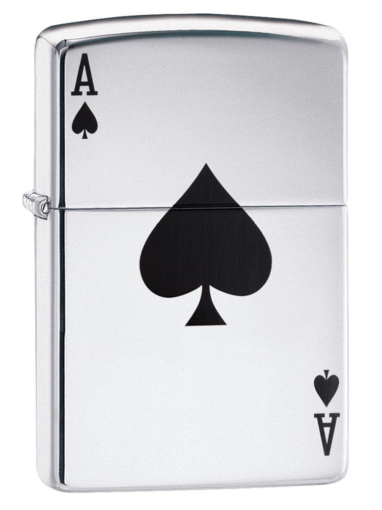 Zippo Lighter: Lucky Ace - HP Chrome 24011