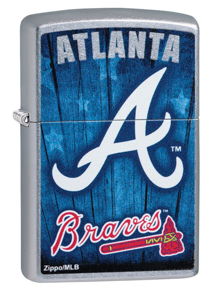 Zippo Lighter: MLB Atlanta Braves - Street Chrome 29800