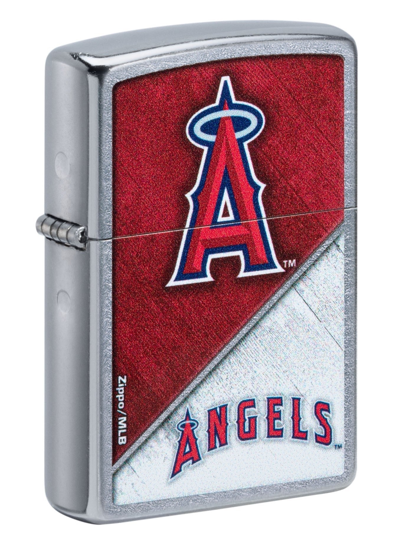 Zippo Lighter: MLB Baseball, Angels - Street Chrome 49734