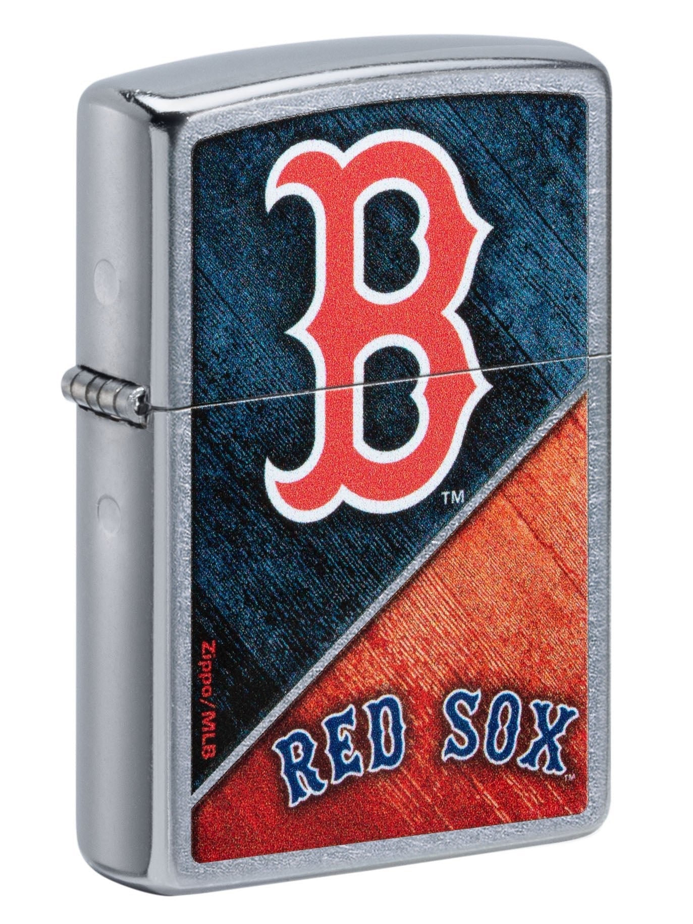 Zippo Lighter: MLB Baseball, Boston Red Sox - Street Chrome 49725