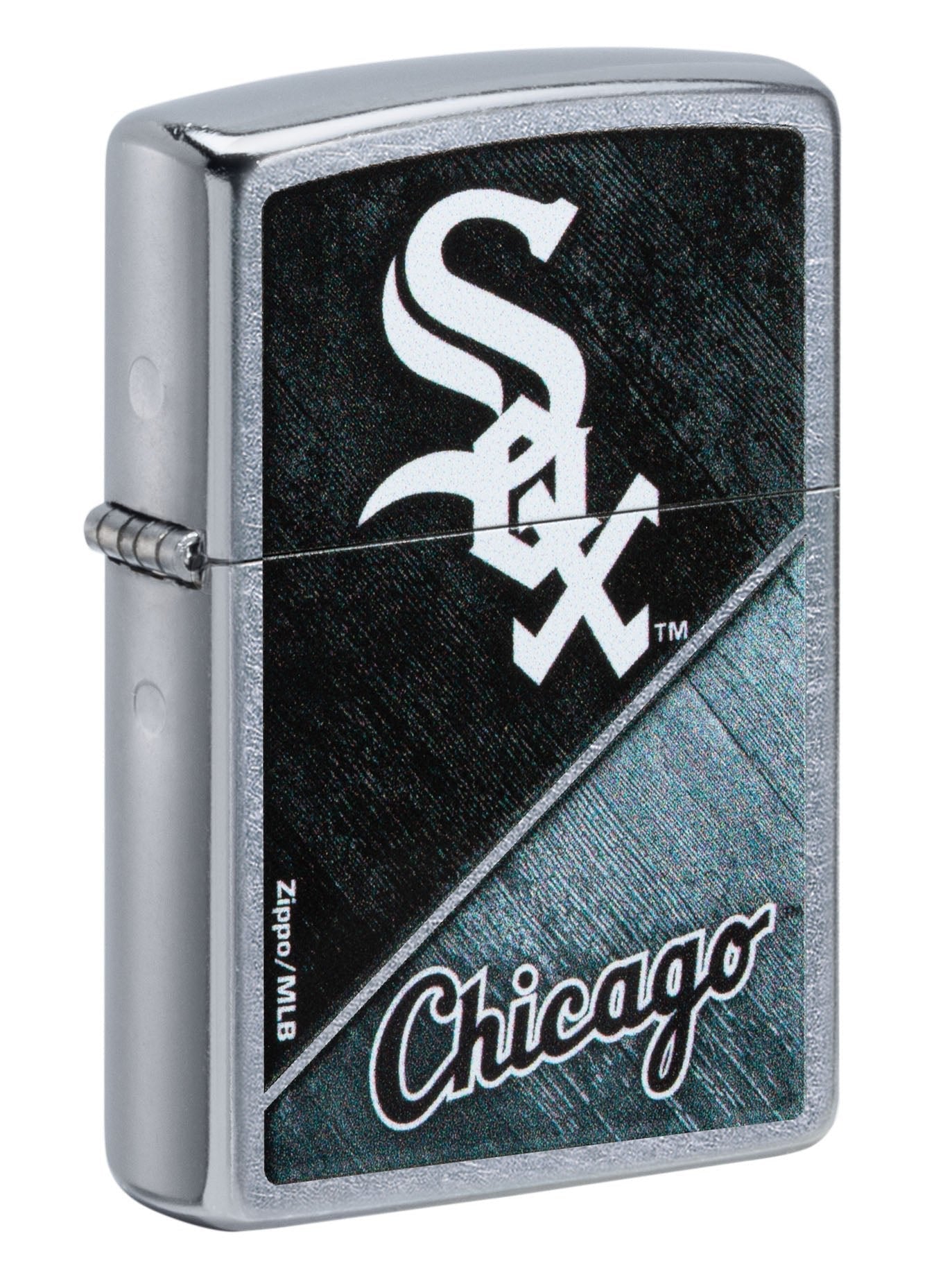 Zippo Lighter: MLB Baseball, Chicago White Sox - Street Chrome 49727