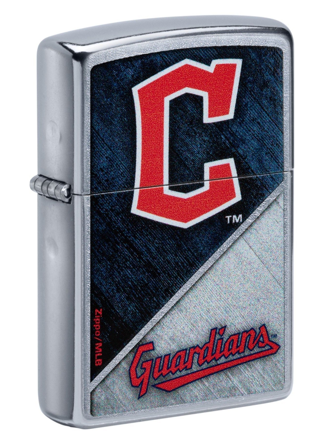 Zippo Lighter: MLB Baseball, Cleveland Indians - Street Chrome 49729