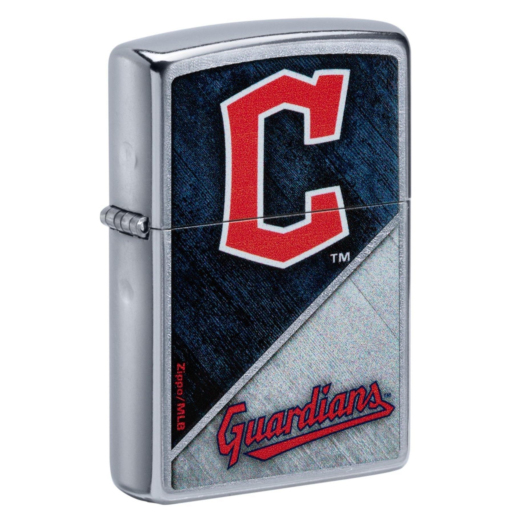 Zippo Lighter: MLB Baseball, Cleveland Indians - Street Chrome 49729
