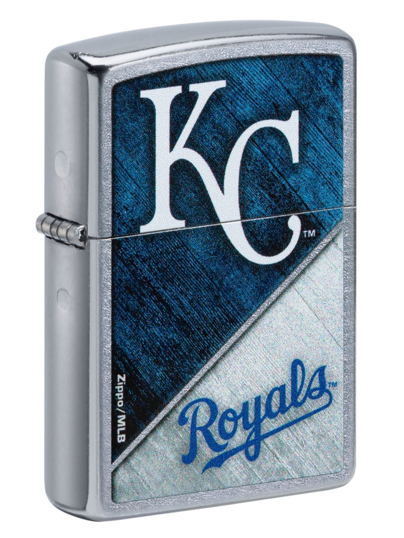 Zippo Lighter: MLB Baseball, Kansas City Royals - Street Chrome 49733