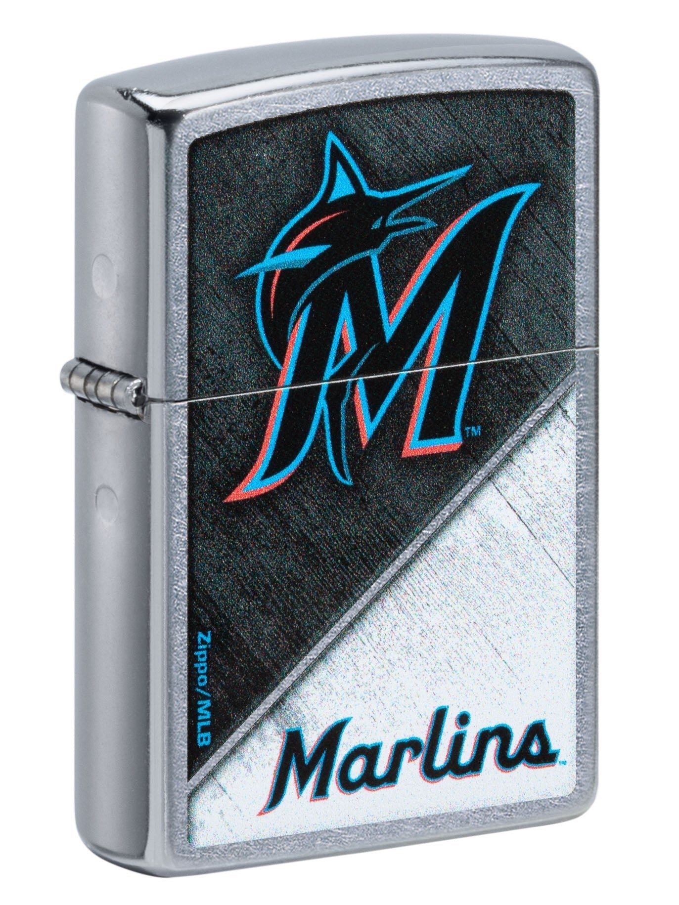 Zippo Lighter: MLB Baseball, Miami Marlins - Street Chrome 49737