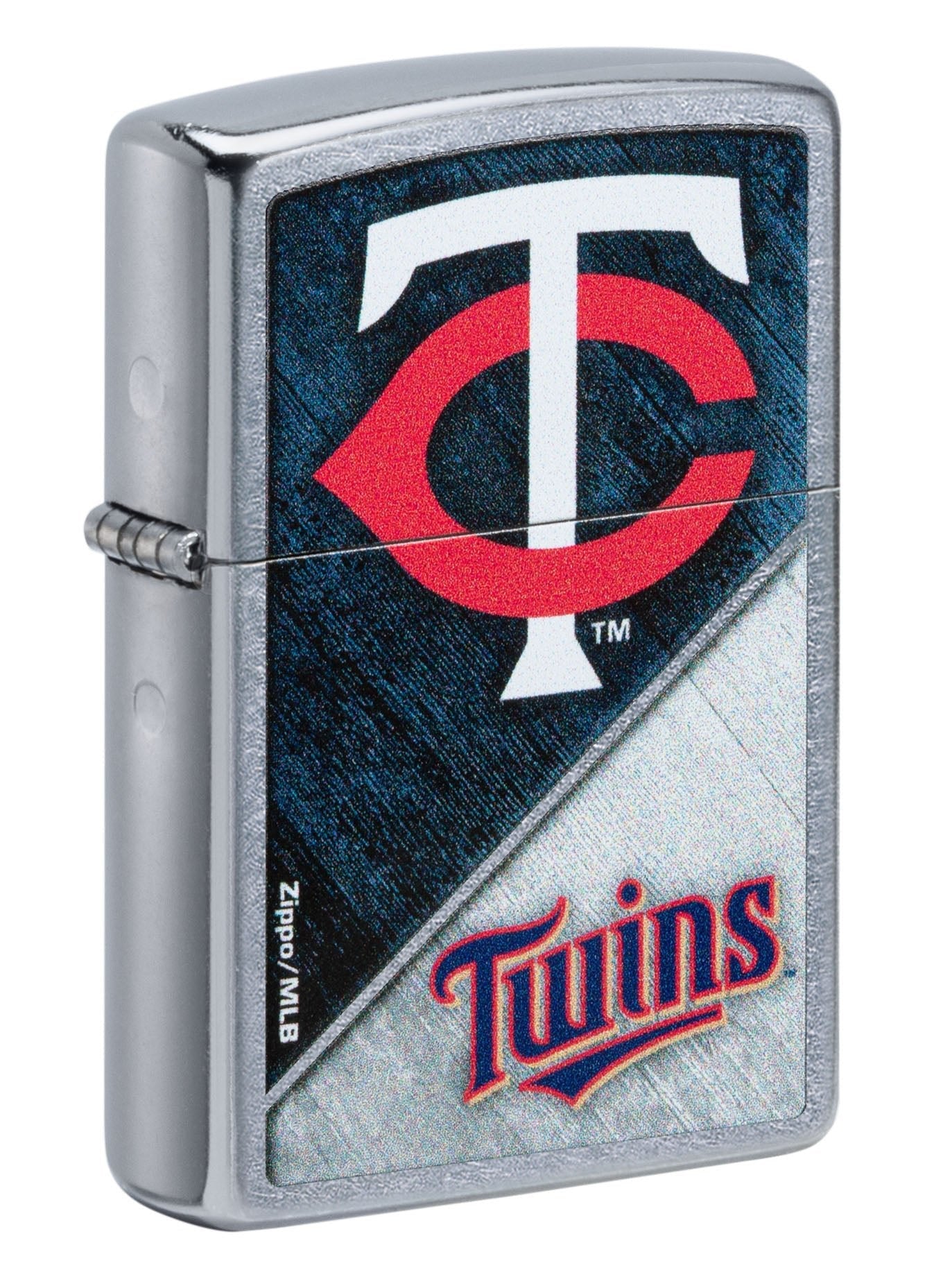 Zippo Lighter: MLB Baseball, Minnesota Twins - Street Chrome 49740