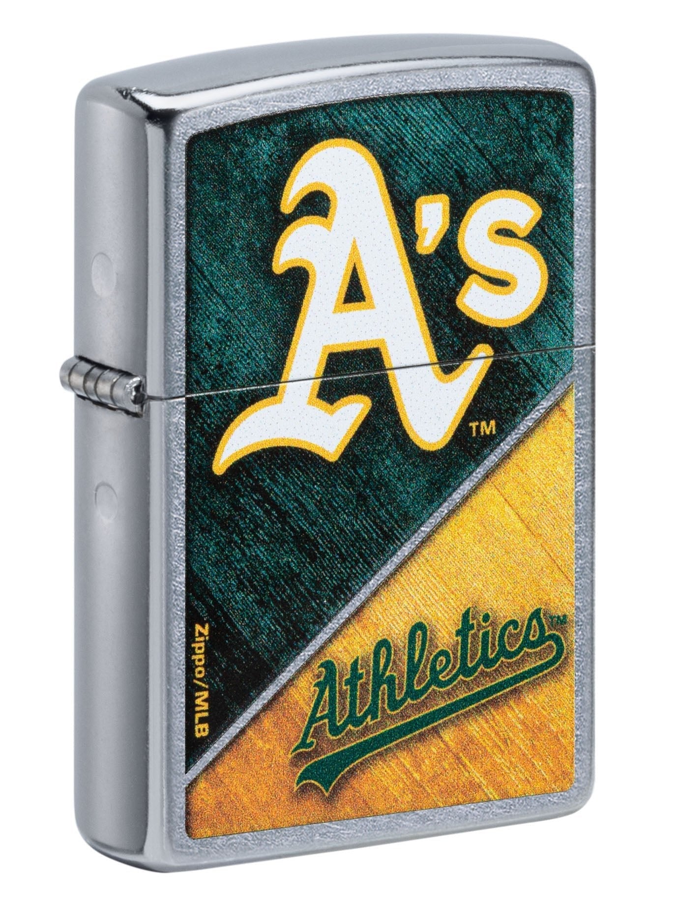 Zippo Lighter: MLB Baseball, Oakland Athletics - Street Chrome 49743