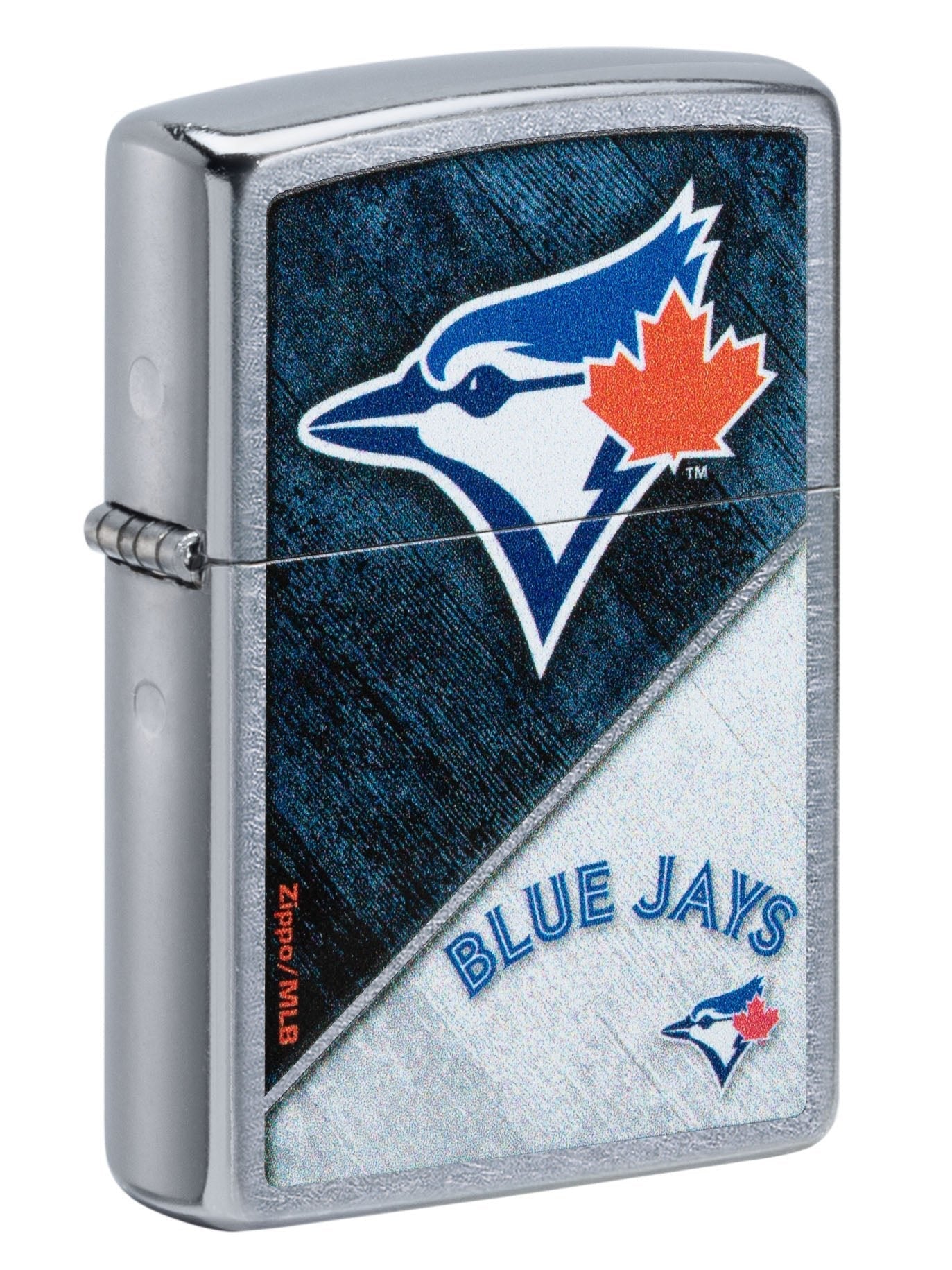 Zippo Lighter: MLB Baseball, Toronta Blue Jays - Street Chrome 49752